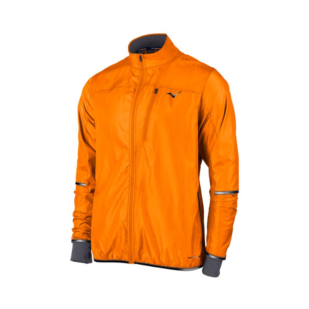 Casaco Mizuno Breath Thermo® FZ - Homem - Laranja - SBQHP9516